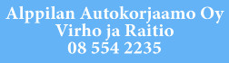Alppilan Autokorjaamo Oy (Virho ja Raitio) logo